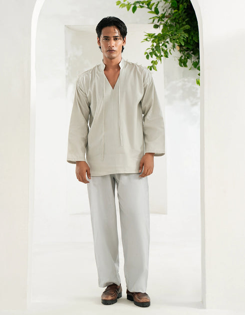 LINEN V-NECK SHIRT